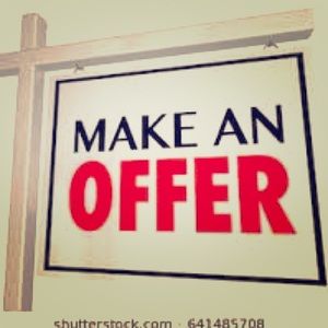 Make offers !! The worst I can do is decline ❤️